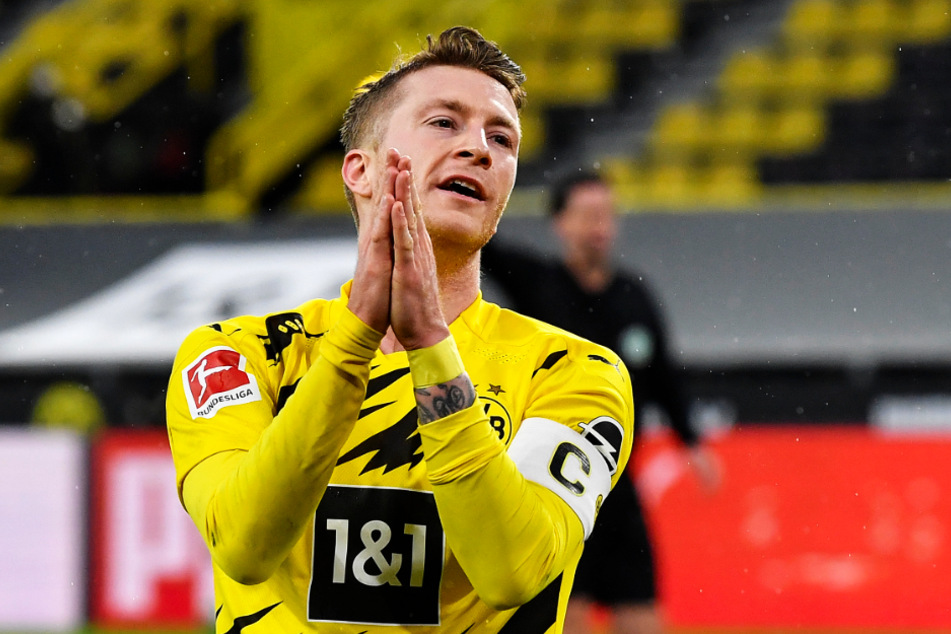 BVB-Kapitän Marco Reus vergab gegen den VfL Wolfsburg einige gute Chancen.
