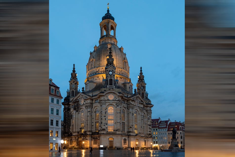 In 29 Metern Höhe lagern bis Mitte November 250 Stollen im Glockenturm E der Frauenkirche.