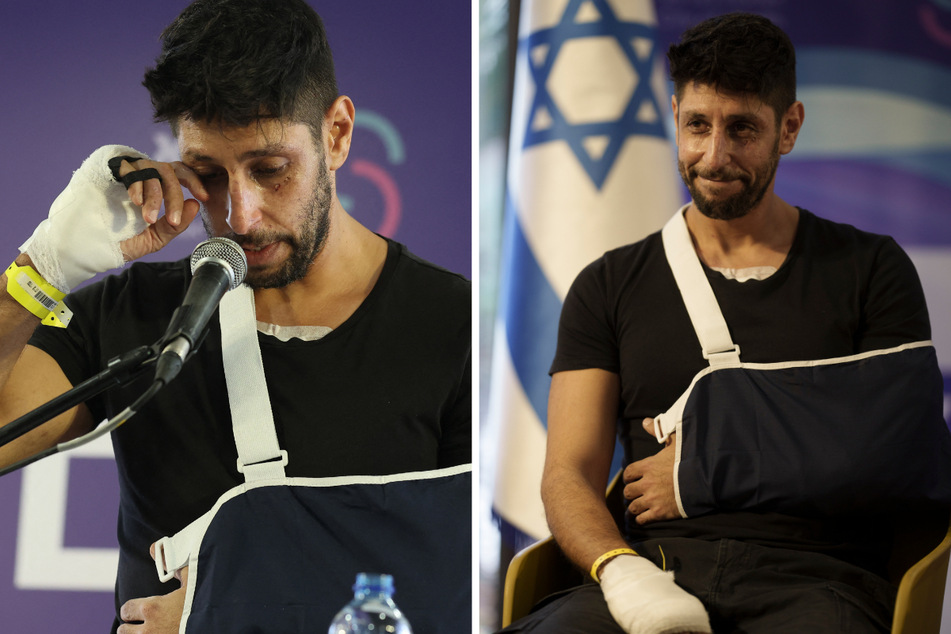 "Ich werde zur Kreativität zurückkehren, ich werde zum Singen zurückkehren, ich werde zur Schauspielerei zurückkehren", sagte Amedi am Donnerstag vor Reportern, nachdem er aus dem Krankenhaus in der Nähe von Tel Aviv entlassen worden war.
