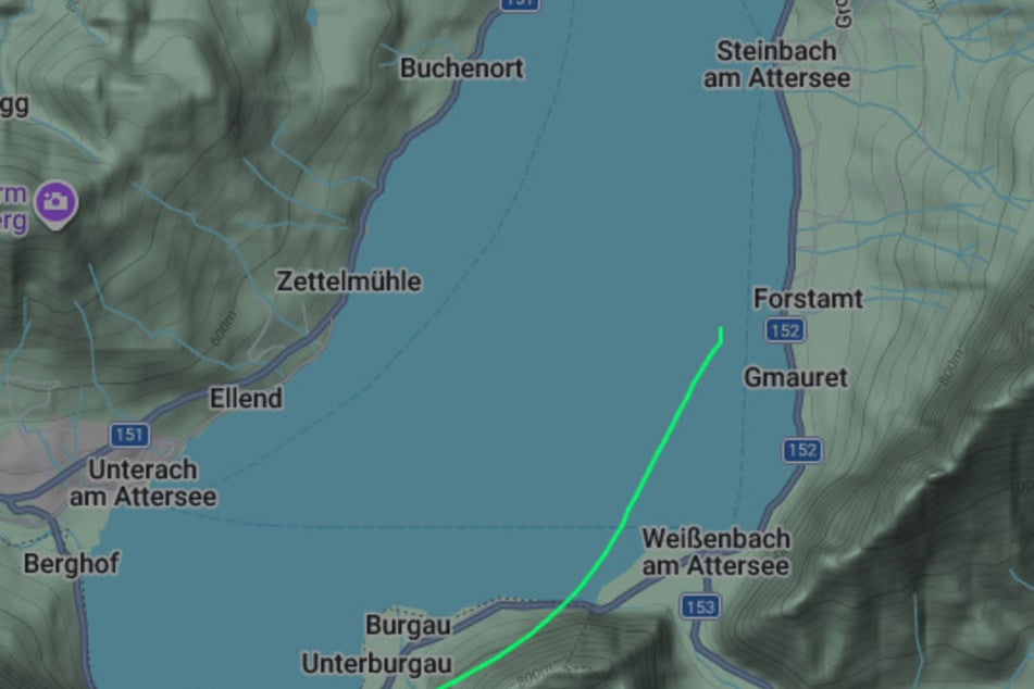 Bei Flightradar ist zu sehen, an welcher Stelle das Signal zuletzt sendete.