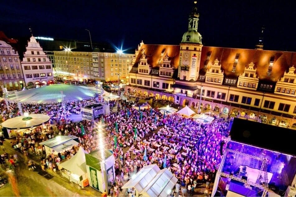 Das Leipziger Stadtfest lockt jährlich um die 300.000 Besucherinnen und Besucher an. (Archivbild)