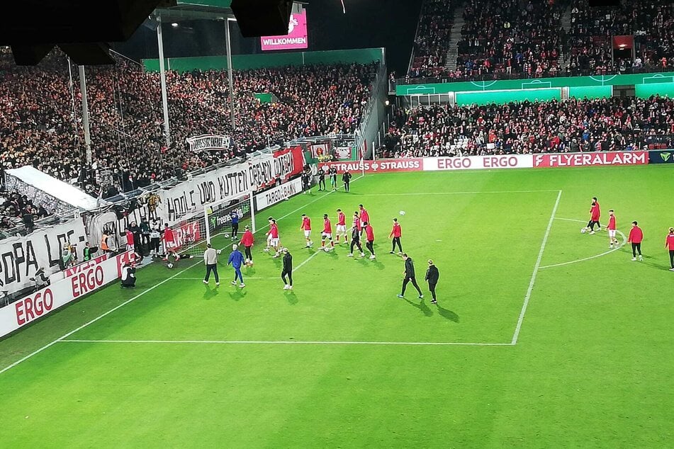 Aufwärmung beendet, ab in die Kabine.