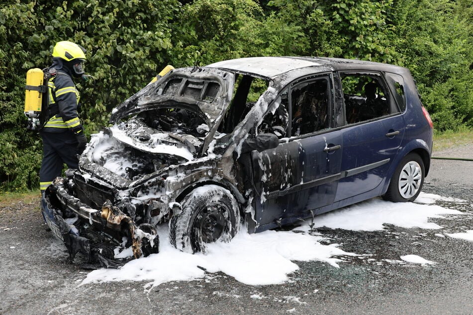 Der Renault war nicht mehr zu retten.