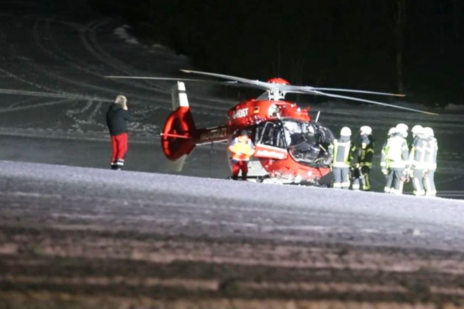 Der angeschossene 61-Jährige wurde per Hubschrauber ins Krankenhaus geflogen.