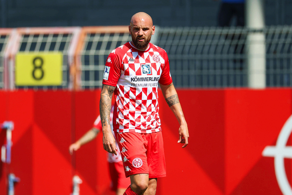 Ex-Dynamo-Abwehrrecke Giuliano Modica (30) führt mit dem 1. FSV Mainz 05 II die Tabelle der Regionalliga Südwest an und gewann mit seinem Team auch gegen die SG Sonnenhof Großaspach.