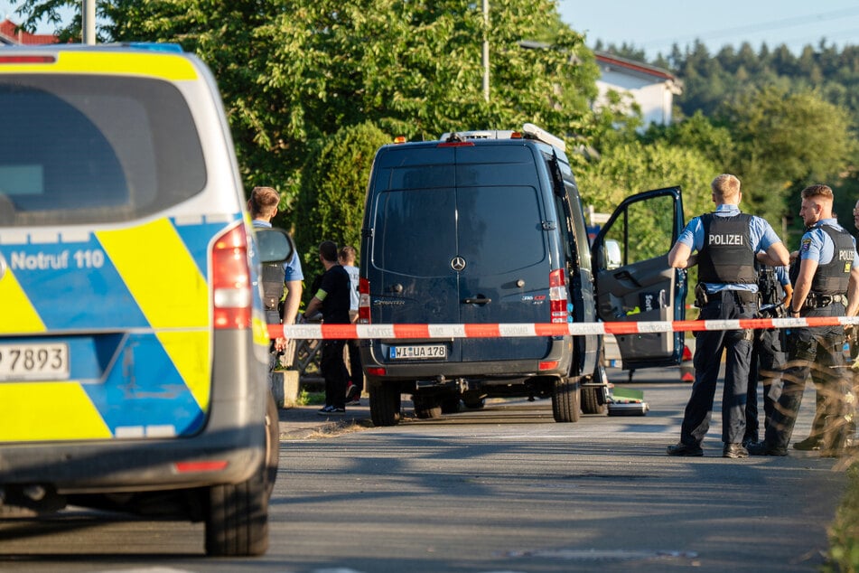 Die Polizei war mit einem Großaufgebot im Einsatz.