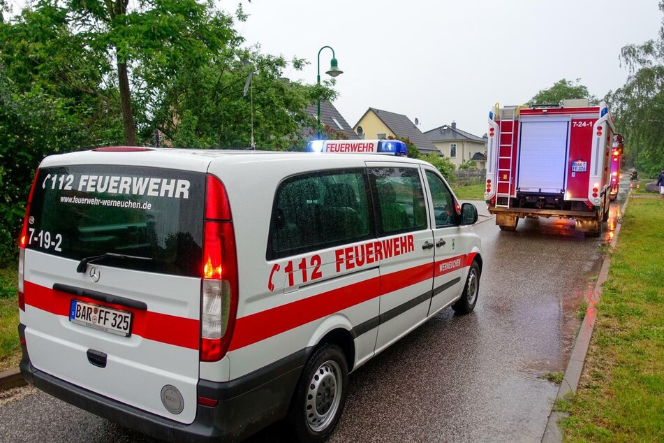 In Brandenburg kam es am Samstagabend zu Hunderten Unwetter-Einsätzen.