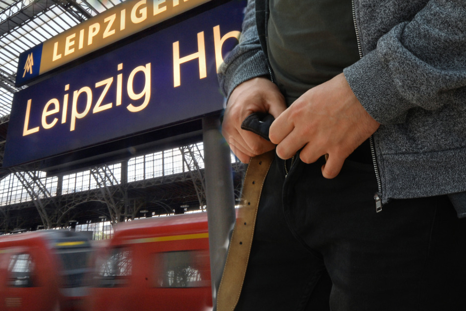 Mehrmals zog der junge Mann auf dem Bahnhofsgelände blank.