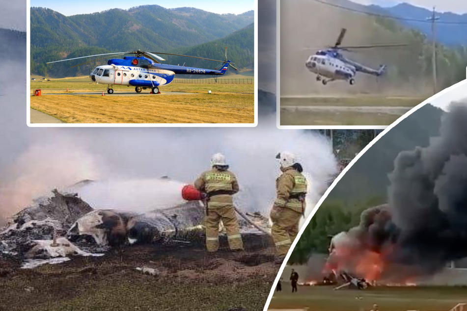 Hubschrauber mit Touristen zerschellt bei der Landung - Viele Tote befürchtet