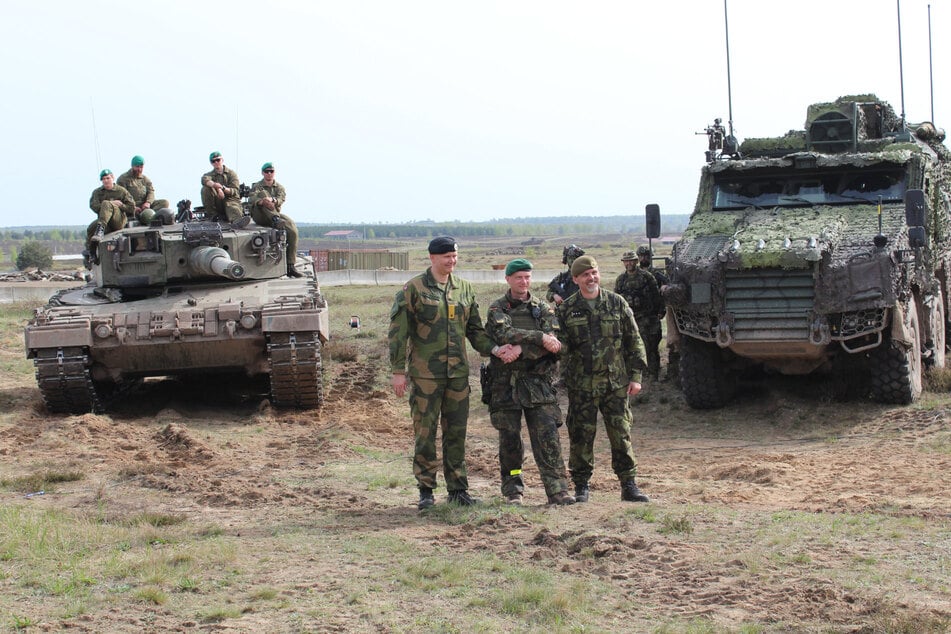 Im April haben auf dem Bundeswehrgelände Truppen aus Norwegen, Tschechien und Deutschland einen Verteidigungsfall bei einem möglichen Angriff auf NATO-Gebiet geprobt. (Archivbild)