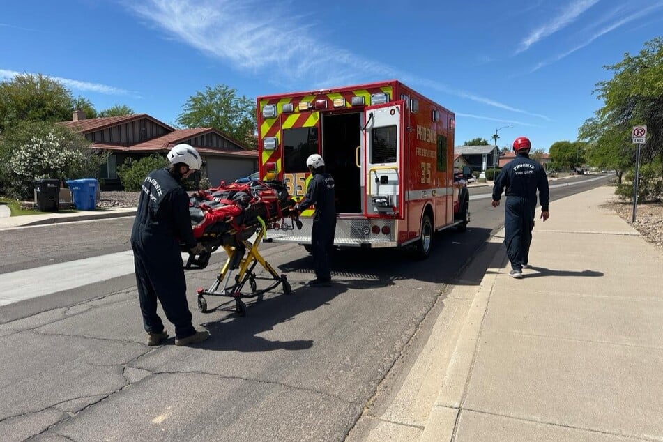Der Mann wurde in kritischem Zustand ins Krankenhaus gebracht.