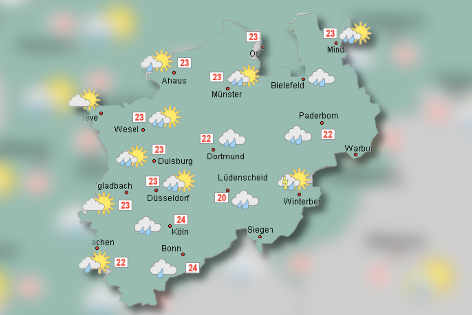 Das Wetter am heutigen Freitag ist vielerorts regnerisch.