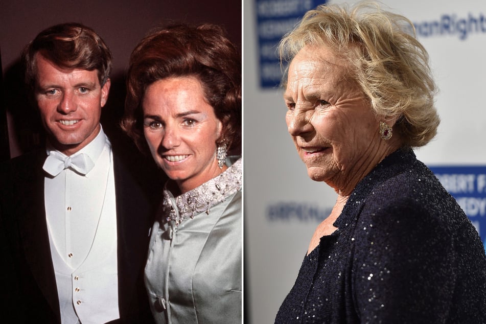 Ethel Kennedy, a tireless advocate for human rights and widow of assassinated politician Robert F. Kennedy (l.), died Thursday at the age of 96, her family said.