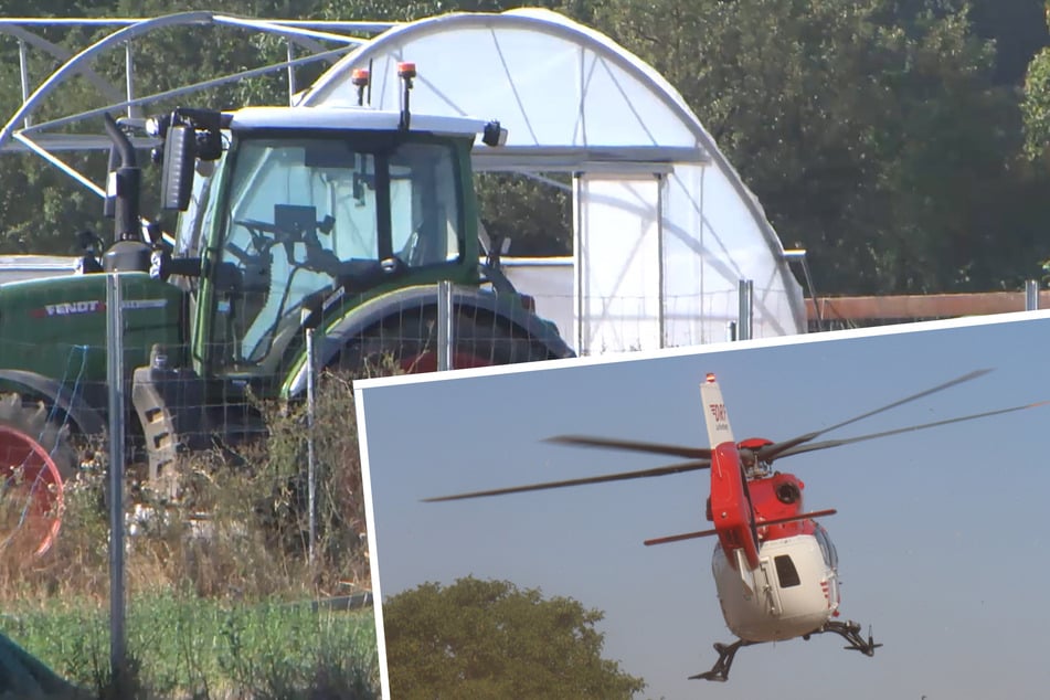 Mann will Anhänger an Traktor ankuppeln und wird überrollt