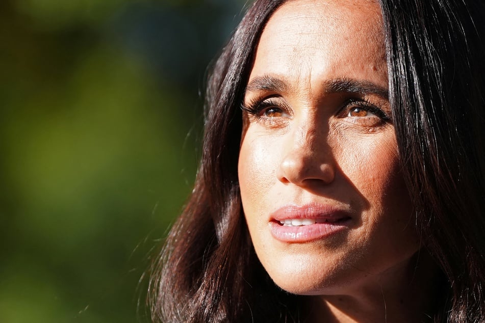 Meghan, the Duchess of Sussex, takes part in the Scar Tree Walk in Melbourne on Thursday.