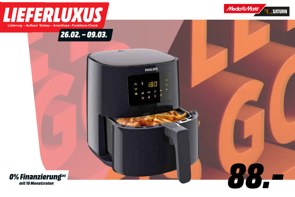 Philips-Heißluftfritteuse für 88 Euro.