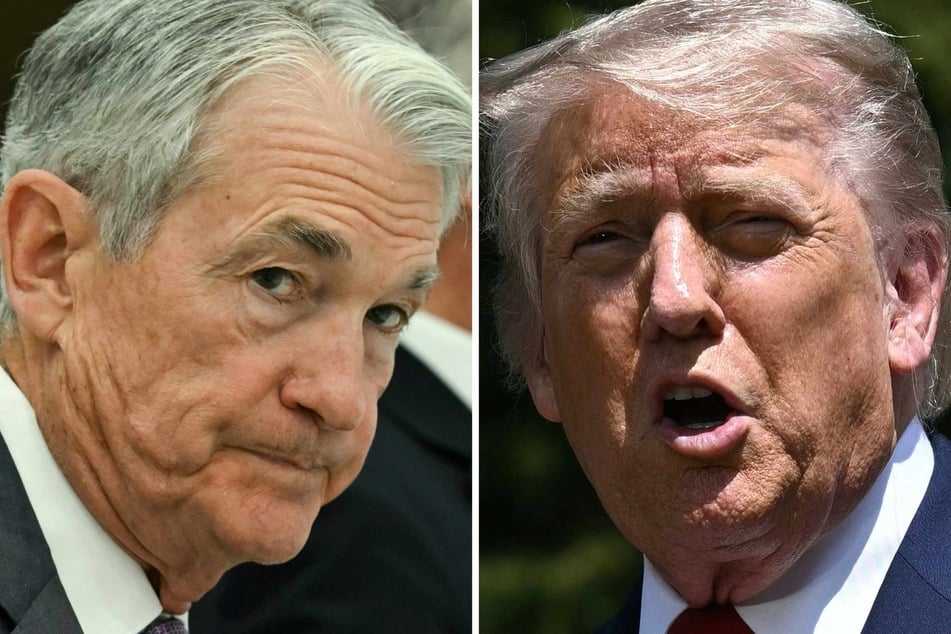 President Donald Trump (r.) escalated his criticism of Federal Reserve Chair Jerome Powell (l.) on Friday – publicly shaming the "numbskull" official for high interest rates.