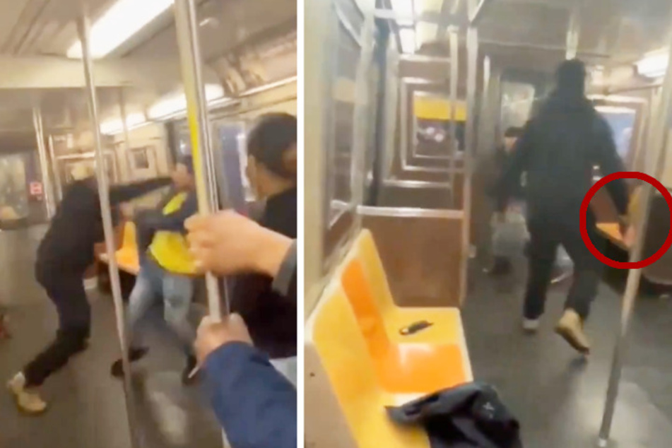 Two passengers clashed on the subway in Brooklyn, resulting in a shooting that left one seriously injured.