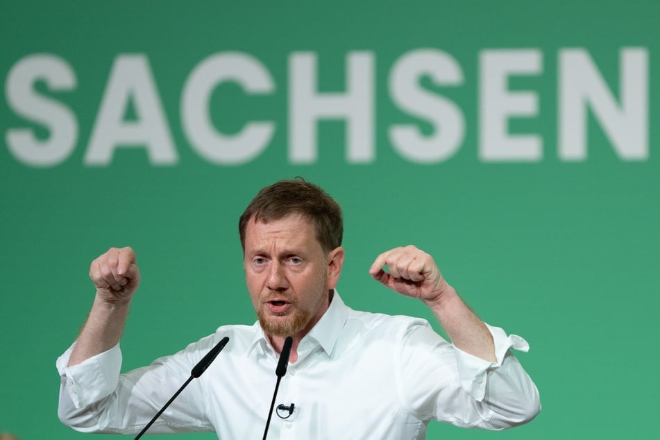 Sachsens Ministerpräsident Michael Kretschmer (49, CDU) hat am Mittwochabend eine hitzige Diskussion in der Talkshow "maischberger" geführt. (Archivbild)