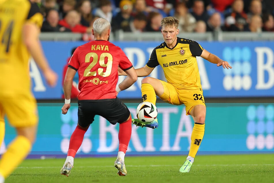 Jonas Sterner (r.) war bei Dynamo bester Mann auf dem Platz.