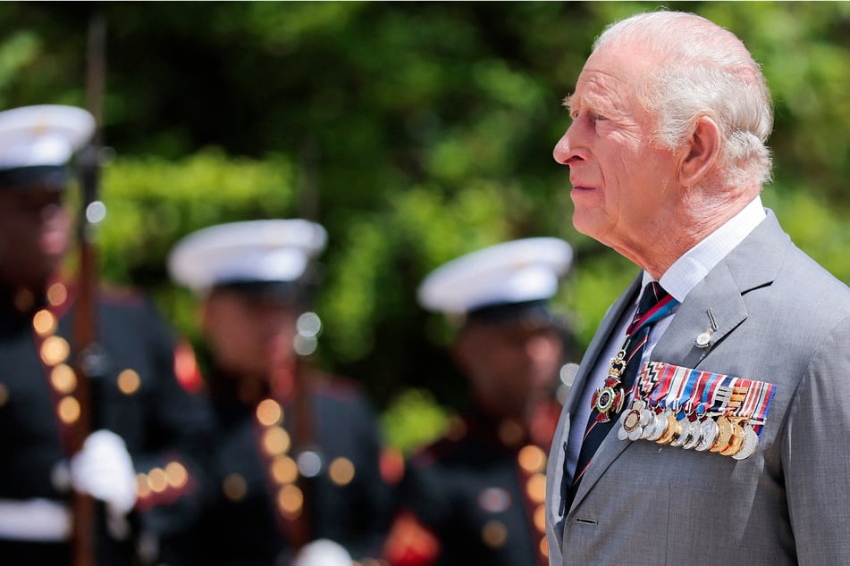King Charles III visited the Tomb of the Unknown Soldier in Washington on Thursday – the final day of his US visit.