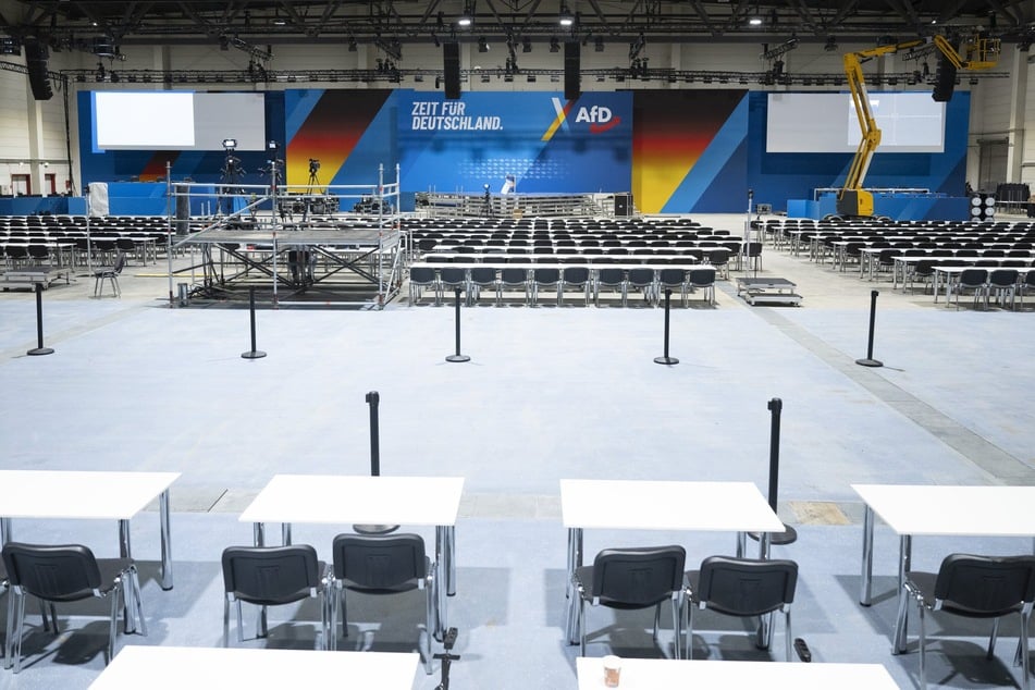 In der WT Energiesysteme Arena beginnt am heutigen Samstag der AfD-Bundesparteitag.