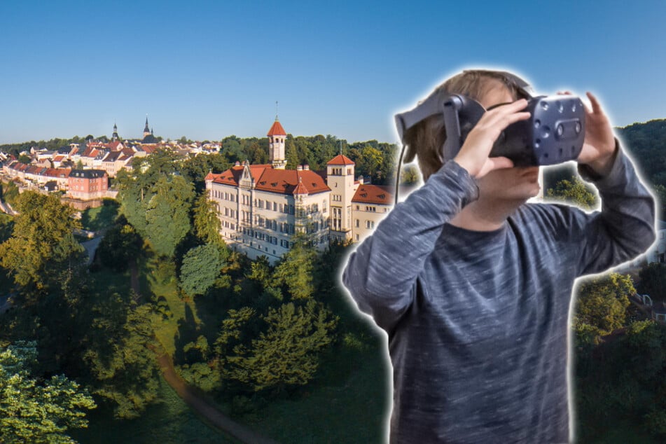 Virtuelle Ballonfahrt über Schloss Waldenburg