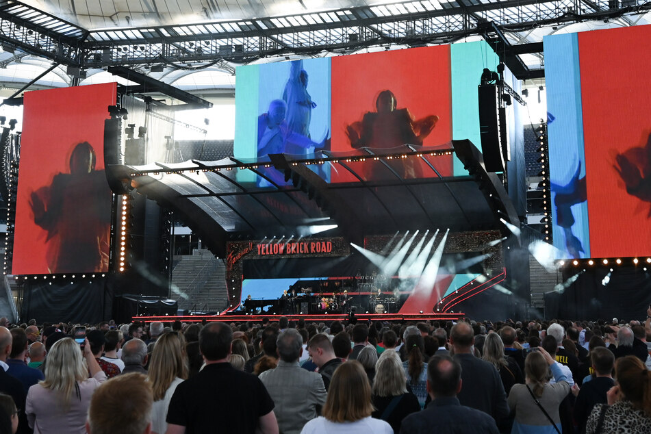 33,000 fans flocked to Deutsche Bank Park to see Elton John's last concert in Frankfurt.