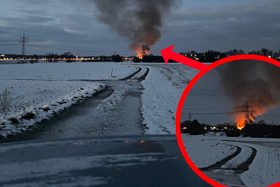 Unfall A3: Inferno auf der A3: Lkw brennt aus und sorgt für Sperrung