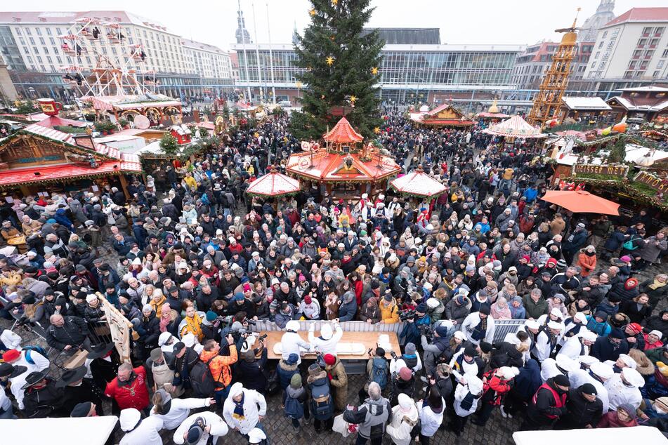 Auch ohne Riesenstollen: Auf dem Dresdner Stollenfest war am Samstag jede Menge los!