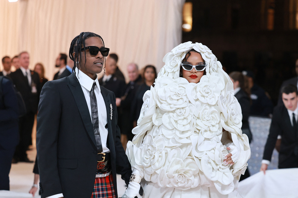 Were Rihanna and A$AP Rocky's outfits a hint towards a secret marriage?