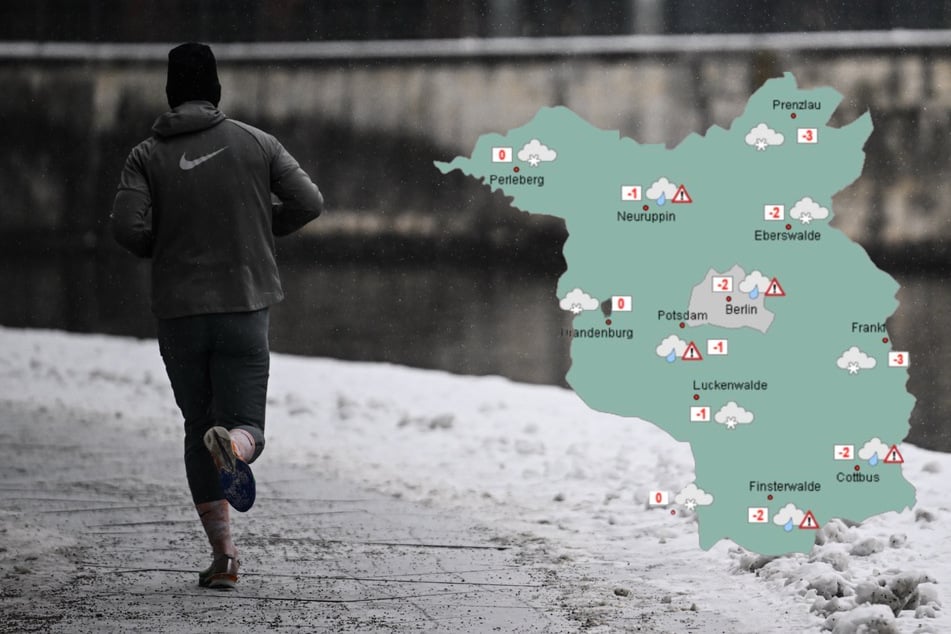 Eisig kalt und Glatteisgefahr in Berlin und Brandenburg