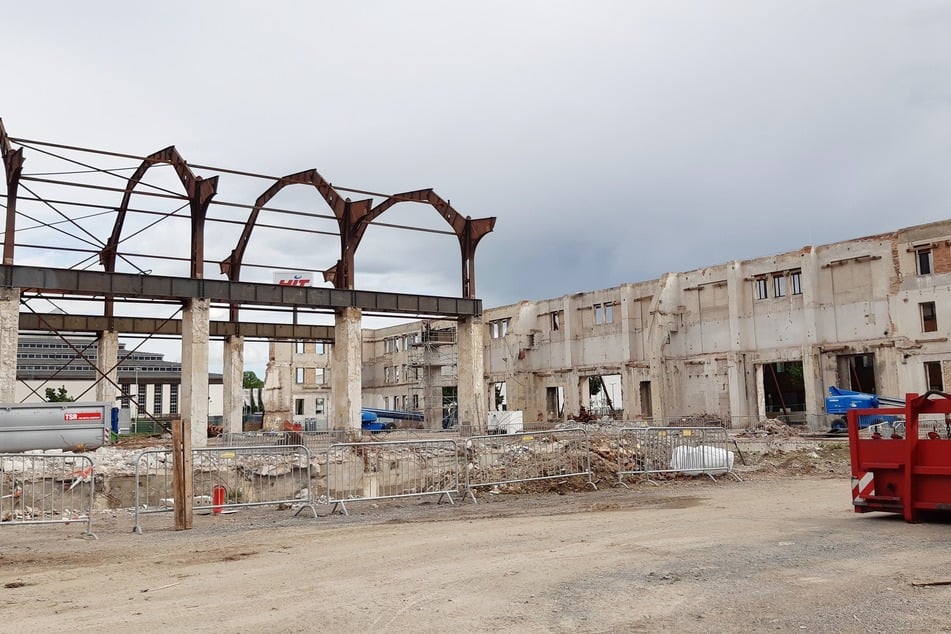Aus dieser Ruine soll in den nächsten Jahren ein hochmoderner Campus entstehen.