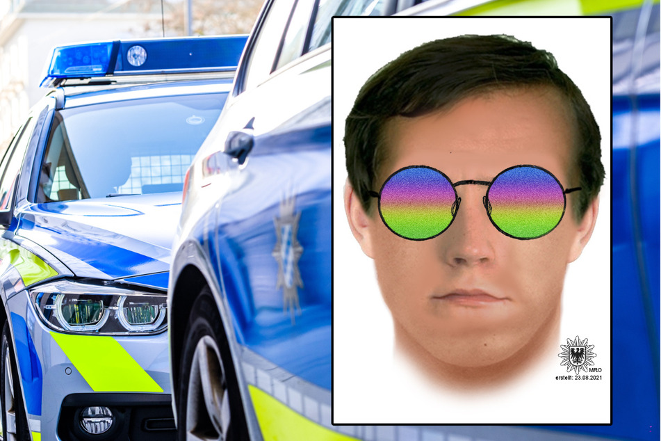 Die Polizei hat ein Phantombild des gesuchten Mannes veröffentlicht.