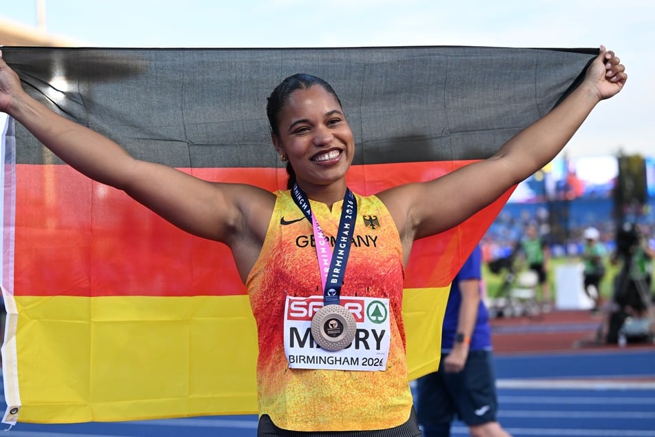 Yemisi Magdalena Mabry (27) holte die erste Medaille bei der diesjährigen Leichtathletik-EM.