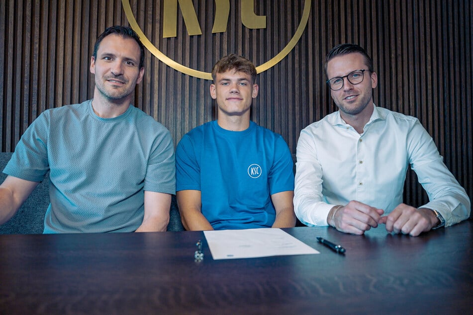 Durchstarter Niclas Dühring (21, m.) wagt den Sprung in die 2. Bundesliga.