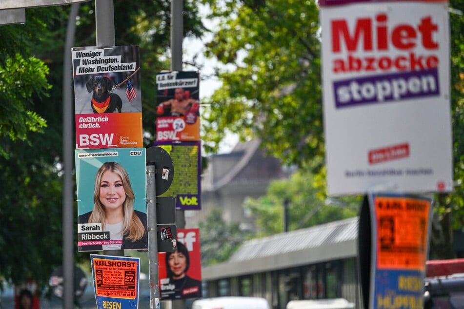 Vor der Entblößung soll der Mann ein Wahlplakat abgerissen haben. (Symbolbild)