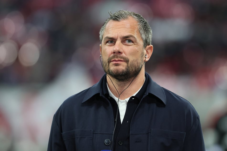 RB Leipzigs Sportgeschäftsführer Marcel Schäfer (42) hat sich erneut hinter Trainer Martin Demichelis (45, nicht im Bild) gestellt.