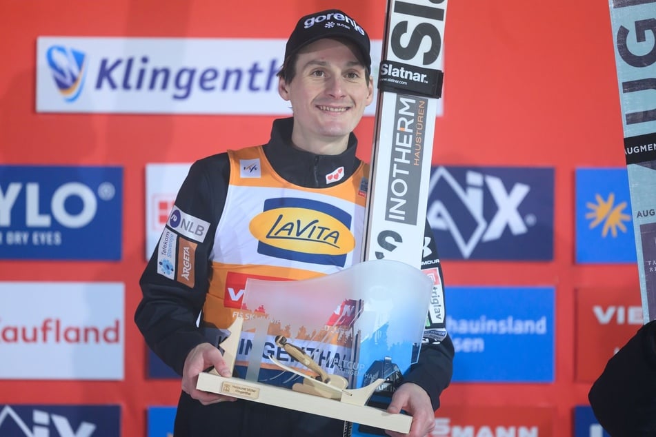 Der überragende Mann in Klingenthal: Domen Prevc (26) gewann beide Springen.