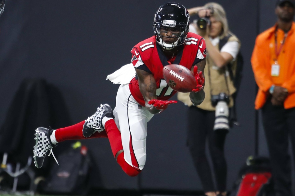 Falcons wide receiver Julio Jones leads the franchise all-time in receptions and receiving yards
