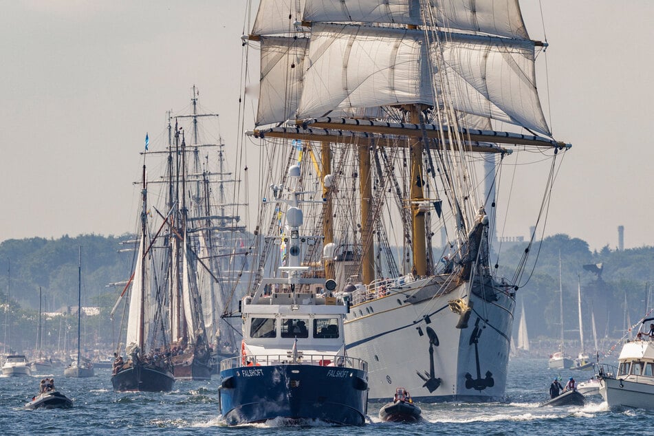 Das Segelschulschiff "Gorch Fock" der Marine wird am Donnerstag in seinem Heimathafen Kiel zurückerwartet. (Archivbild)