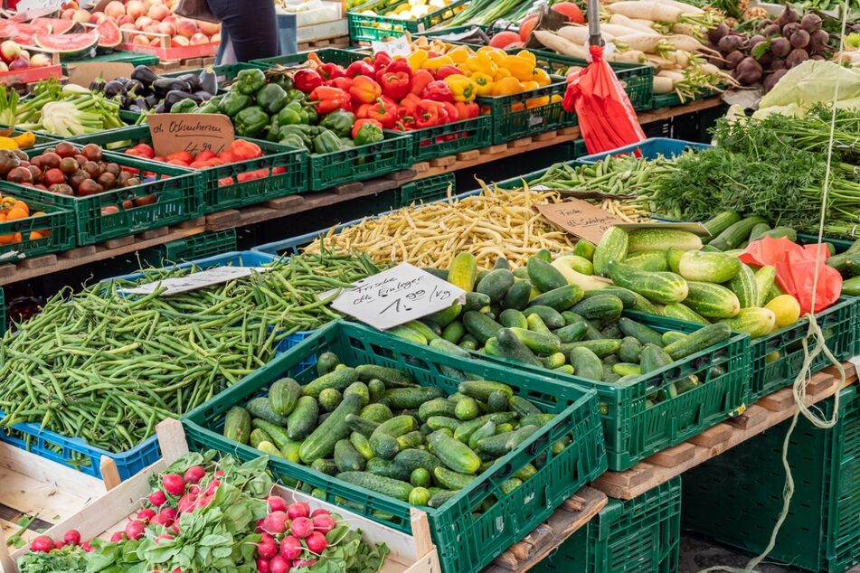 Hole Dir frisches Obst und Gemüse auf den Wochenmärkten im Süden und Westen von Leipzig. (Symbolbild)