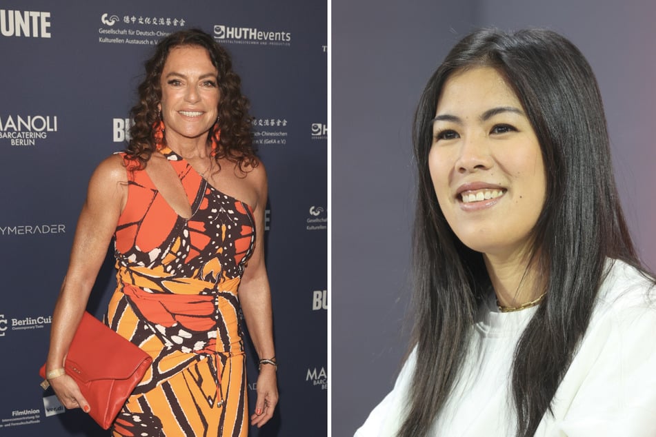 Zu den Gästen gehören unter anderem Schauspielerin Christina Neubauer (62, l) und Wissenschaftsjournalistin und Moderatorin Dr. Mai Thi Nguyen-Kim (37).