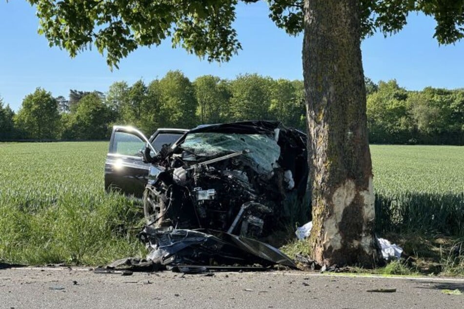 Mit voller Wucht prallte der 46-Jährige am Montagmorgen gegen einen Baum.