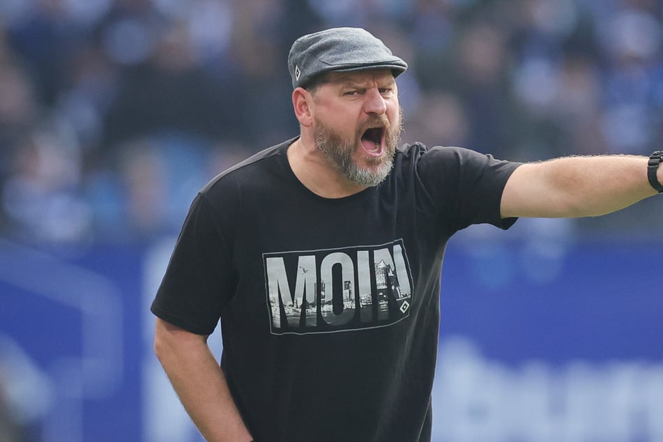 HSV-Coach Steffen Baumgart (52) war alles andere als zufrieden mit dem Auftritt seiner Mannschaft gegen Osnabrück.