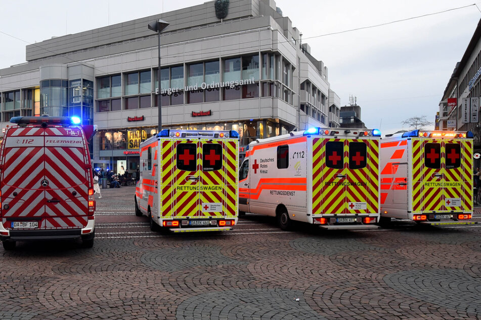 Darmstädter Einkaufszentrum nach Reizgas-Attacke mit zwölf Verletzten geräumt
