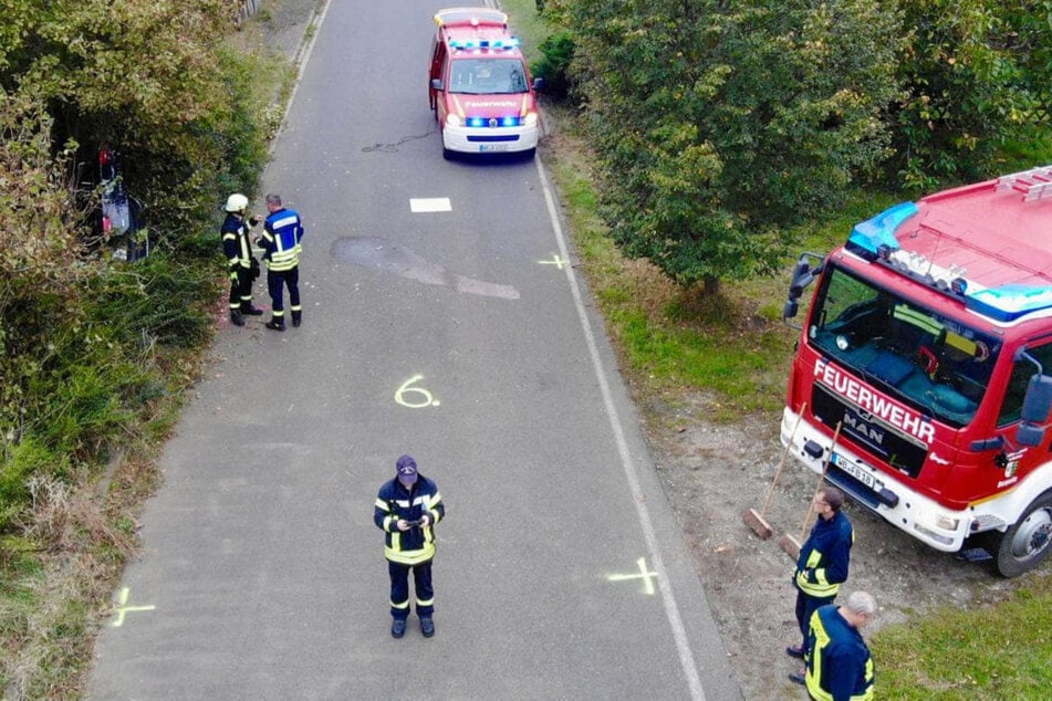 Ein Mann kam am Mittwoch bei einem Unfall im Landkreis Wittenberg ums Leben, eine Frau wurde schwer verletzt.