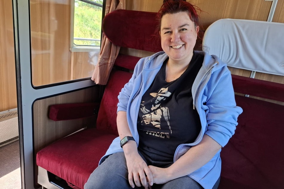 Bürokauffrau Ulrike Schmidt (45) sicherte sich vor Ort noch ein Ticket.