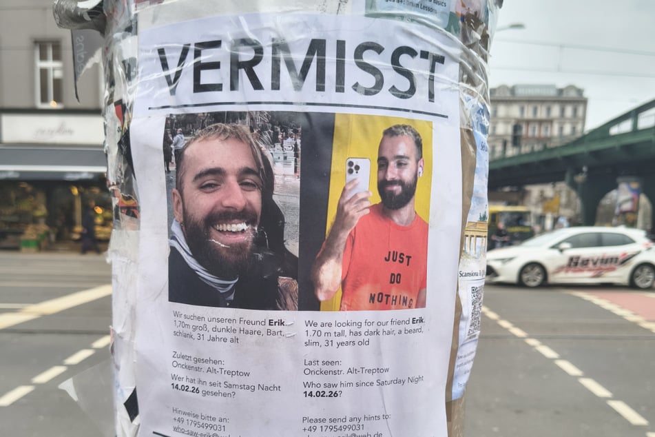 Seit Valentinstag verschwunden: Was ist mit Erik S. aus Berlin passiert?