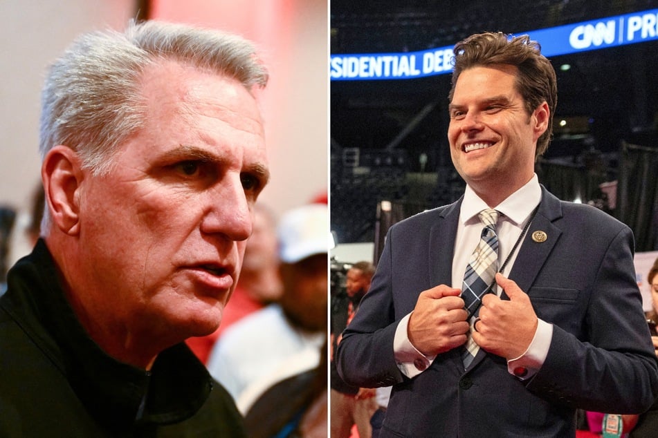 Matt Gaetz told not to "be an a**hole" after taunting Kevin McCarthy at RNC